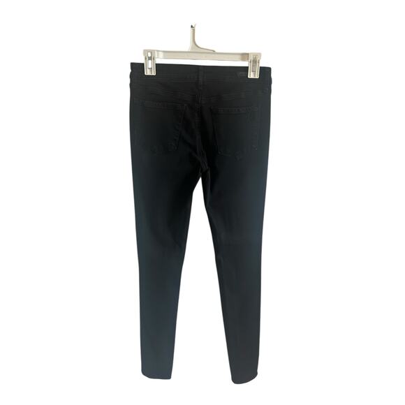 Articles Of Society Women's 27 Black Solid Skinny Mid Waist Cotton Casual Jeans - Picture 7 of 10